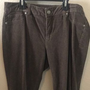 Brown corduroy pants